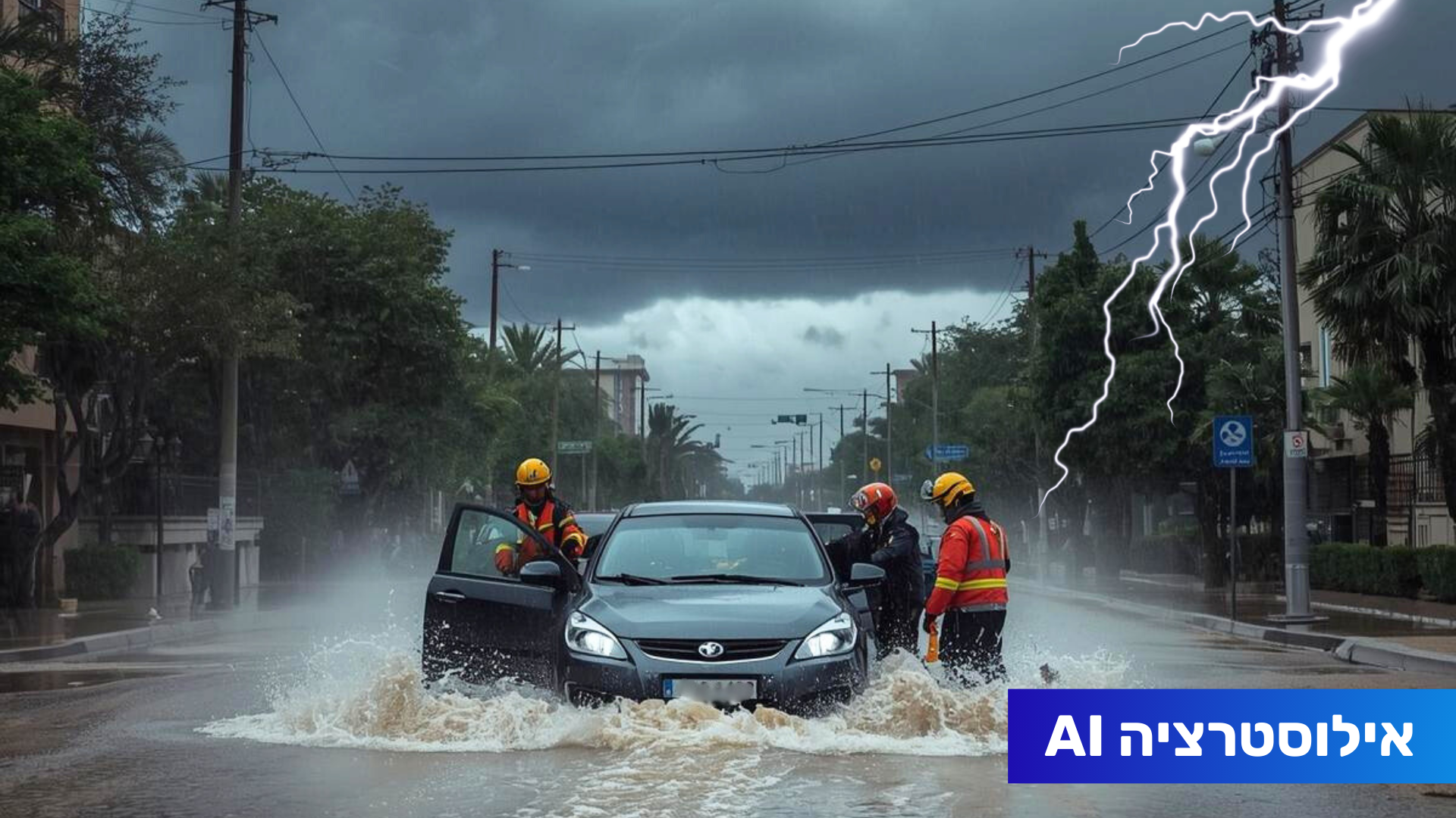 לילה מסוכן בדרום: ריבוי אירועי חילוץ באילת בעקבות מזג האוויר הסוער