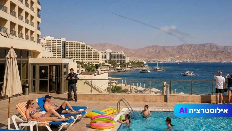 המחירים ברצפה, הטילים בשמיים: הפרדוקס של אילת רגע לפני פסח