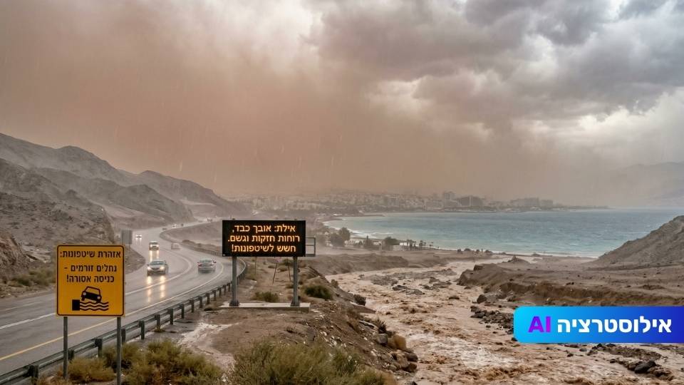 אזהרה לפסח: מזג האוויר מתהפך באילת