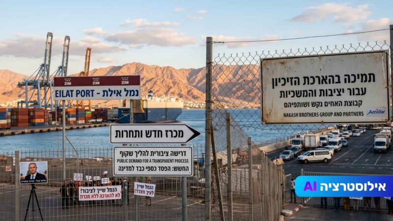 המאבק על הזיכיון: האם נמל אילת ייצא למכרז חדש או שההסכם הקיים יוארך?
