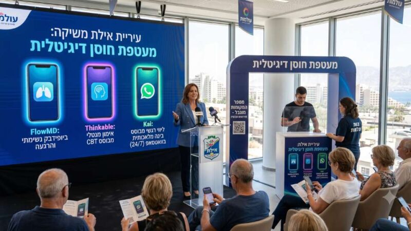 מענה דיגיטלי 24/7: עיריית אילת משיקה את מעטפת החוסן 