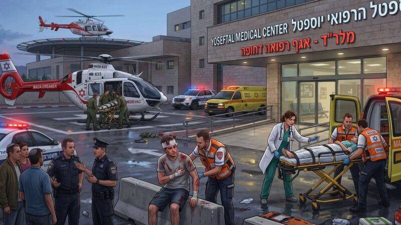 עומס חריג במיון עקב שרשרת אירועים קשים