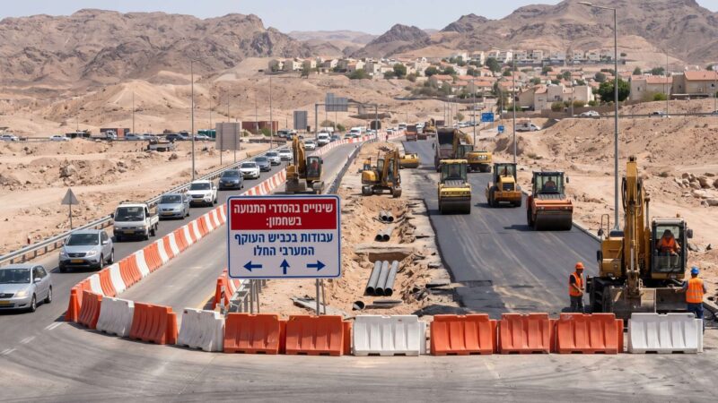 שינויים בהסדרי התנועה בשכונת שחמון החל מהשבוע