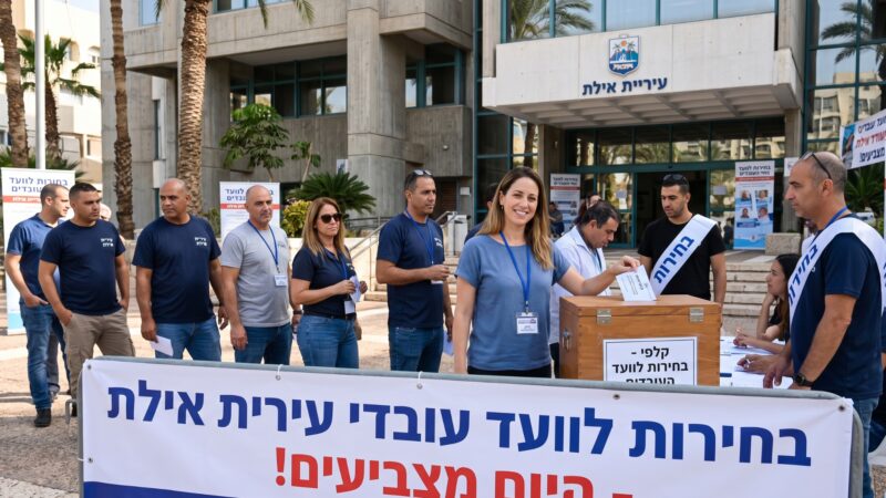 היום זה קורה: עובדי עיריית אילת בוחרים את הוועד החדש