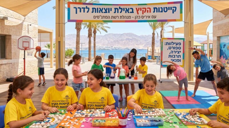 נערכים לחופש הגדול: קייטנות הקיץ באילת יוצאות לדרך