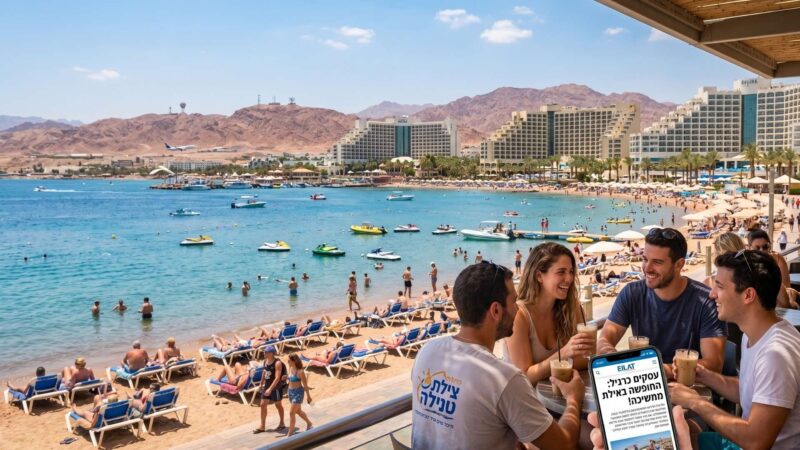 הקיץ של אילת חזק מתמיד: אין ביטולים בעקבות המצב הביטחוני, המלונות בתפוסה מלאה