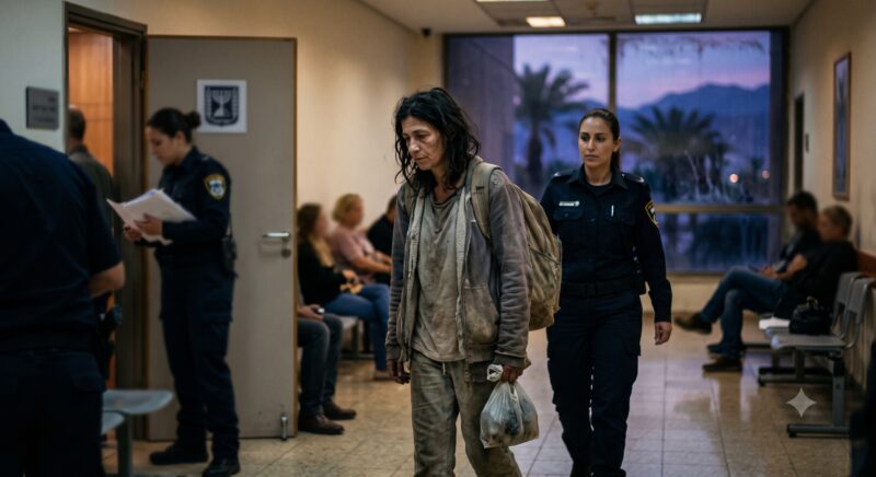 מקבץ פלילים באילת: דרת רחוב נעצרה בחשד לפריצות חוזרות לסניף קרפור
