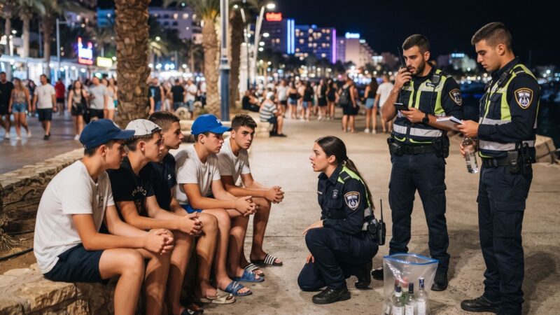 עלייה באלימות ובסיכון בקרב בני נוער המגיעים ללא ליווי לאילת