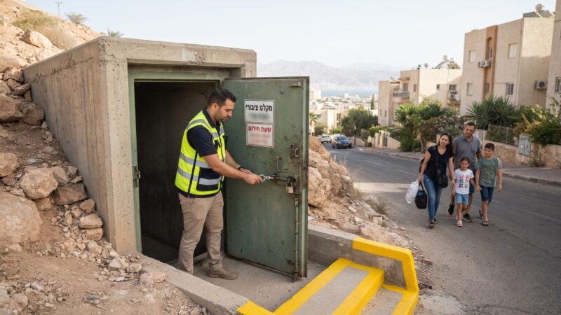 עיריית אילת פתחה את המקלטים הציבוריים: ההנחיות לתושבים